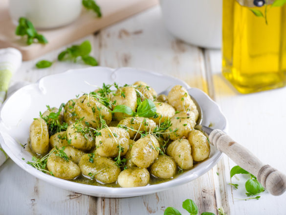 Gnocchi Senza Glutine Con Pesto Di Pistacchi - Ricette Vegane